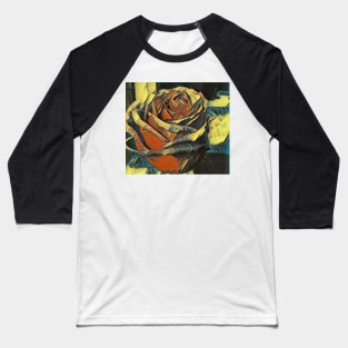 Romantic Masters Painted Rose Baseball T-Shirt